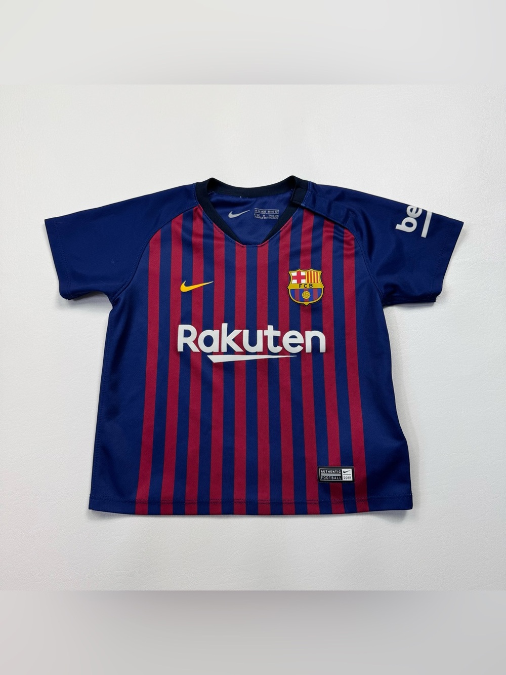 2018 Baby/Toddler Nike FC Barcelona Soccer Jersey Size 18-24 Months